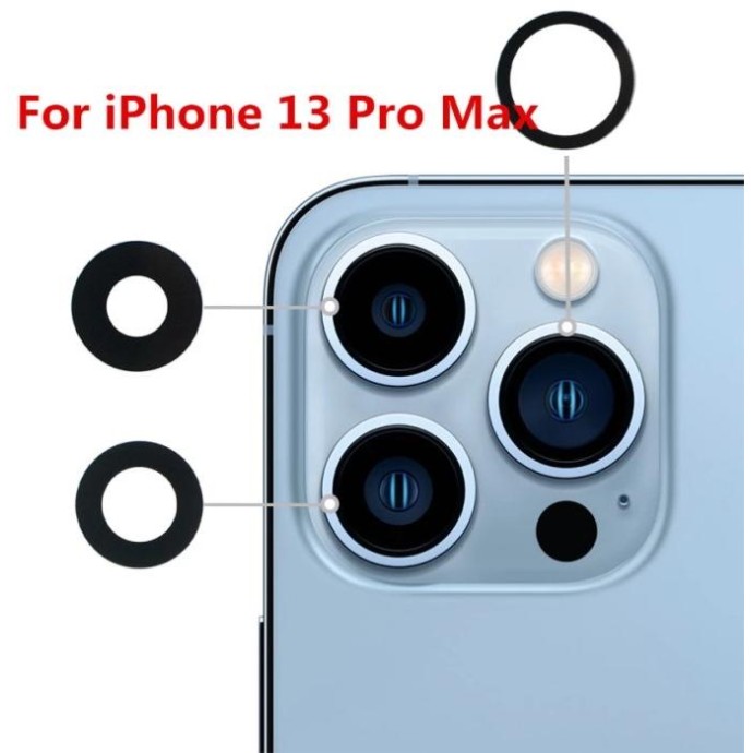 Lente per fotocamera posteriore iPhone 13 Pro Max Lente per fotocamera posteriore iPhone 13 Pro Max