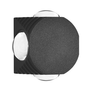 4W LED COB Downlight 3000K Black Body