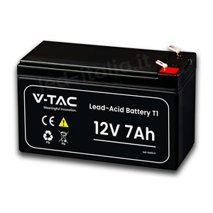 Batteria al Piombo Acido 12V 7Ah per Allarmi, Videosorveglianza, UPS Terminali T1 151*65*94mm