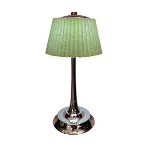 1.5W LED Table Lamp 3000K Chrome + Pale Green