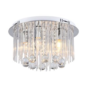 LED Designer Ceilign Crystal Light Clear Body D400 E14