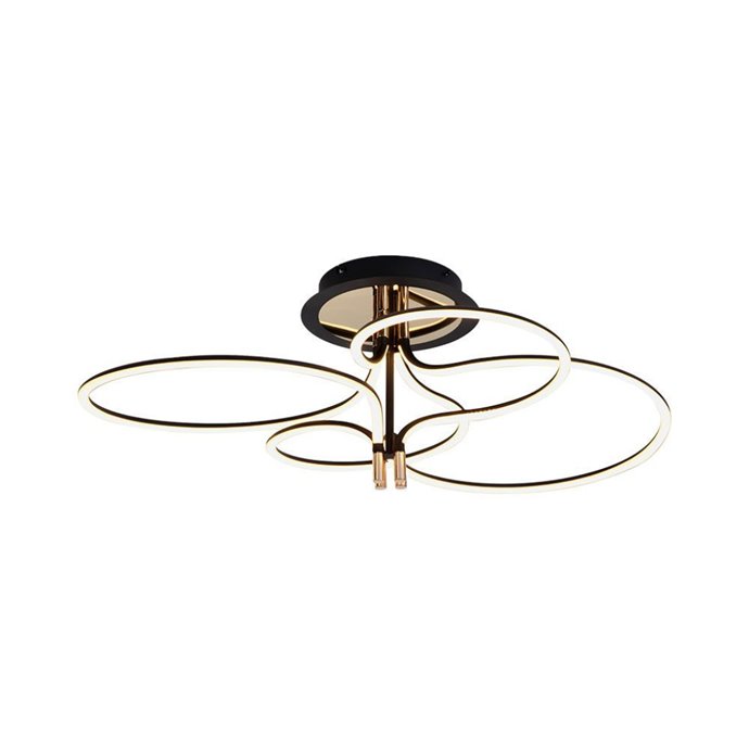 LED Designer Pendant Lampholder Plated Gold + Black Body LED Designer Pendant Lampholder Plated Gold + Black Body