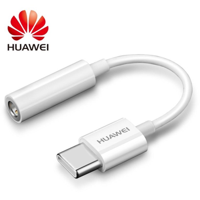 Adattatore Originale Huawei CM20 Tipo C / 3,5mm Bianco Bulk Adattatore Originale Huawei CM20 Tipo C / 3,5mm Bianco Bulk