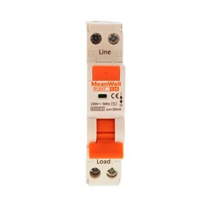 Magnetotermico Differenziale MeanWell Tipo AC Curva C 1P+N 1M 6kA C10A AC 230V