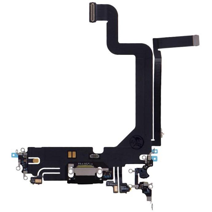 Porta di ricarica per iPhone 14 Pro Max Black Originale Porta di ricarica per iPhone 14 Pro Max Black Originale