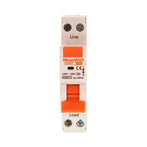 Magnetotermico Differenziale MeanWell Tipo A Curva C 1P+N 1M 6kA C6A AC 230V