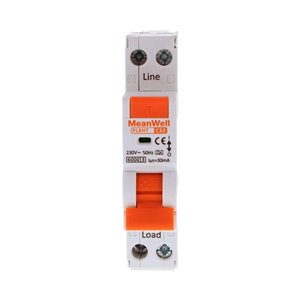 Magnetotermico Differenziale MeanWell Tipo A Curva C 1P+N 1M 6kA C32A AC 230V