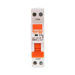 Magnetotermico Differenziale MeanWell Tipo A Curva C 1P+N 1M 6kA C25A AC 230V