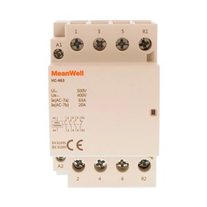 Contattore MeanWell 4P 3M 3NO+1NC 63A AC 400V IP20