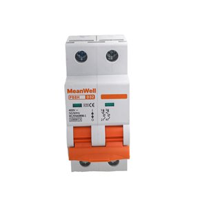 Interruttore Magnetotermico MeanWell Curva D 2P 2M 1kA D32A AC 400V IP20 IEC60898-1