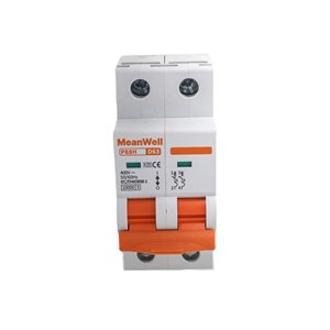 Interruttore Magnetotermico MeanWell Curva D 2P 2M 1kA D63A AC 400V IP20 IEC60898-1