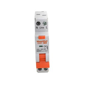 Interruttore Magnetotermico Differenziale Tipo A Curva C 1P+N 1M 6kA 10mA Per Zone Umide C25A AC 230V IP20 IEC61009-1