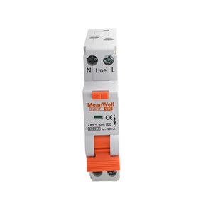 Interruttore Magnetotermico Differenziale Tipo A Curva C 1P+N 1M 6kA 10mA Per Zone Umide C10A AC 230V IP20 IEC61009-1