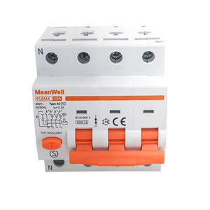 Interruttore Magnetotermico Differenziale Tipo A Curva C 3P+N 4M 6kA 300mA C32A AC 400V IP20 IEC61009-1