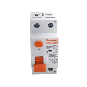 Differenziale Puro MeanWell Tipo A 1P+N 2M 10kA 300mA 100A AC 230V
