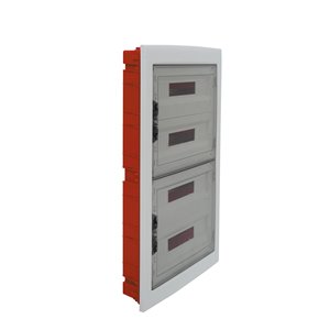 Centralino da Incasso MeanWell 72 Moduli 465x855x95mm Bianco RAL 9016 IP40