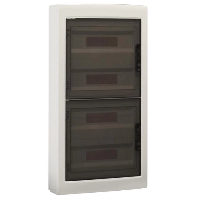 Centralino da Parete MeanWell 72 Moduli 400x840x140mm Bianco RAL 9016 IP40