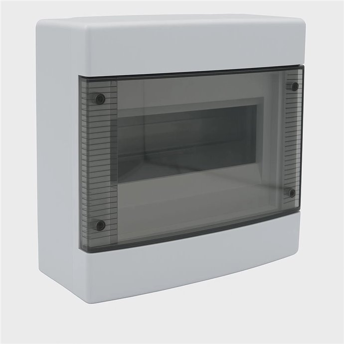 Centralino da Parete MeanWell 8 Moduli 200x180x100mm Bianco RAL 9016 IP40