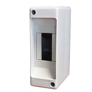 Centralino da Parete MeanWell con Binario DIN Stampato su Base 2 Moduli 130x45x86mm Grigio RAL 7035 IP40
