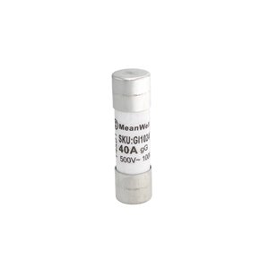 Fusibili AC MeanWell 500V D14X51mm 40A IP20 Certificati IEC60269 (10pz)