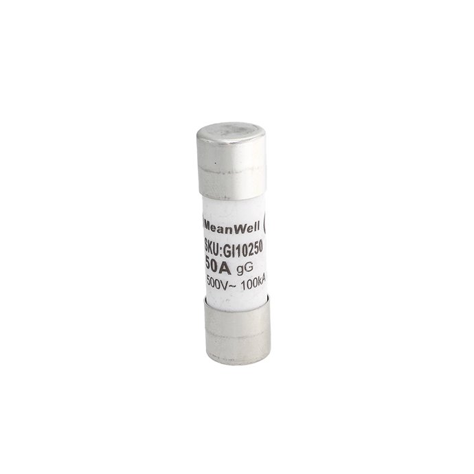 Fusibili AC MeanWell 500V D14X51mm 50A IP20 Certificati IEC60269 (10pz)