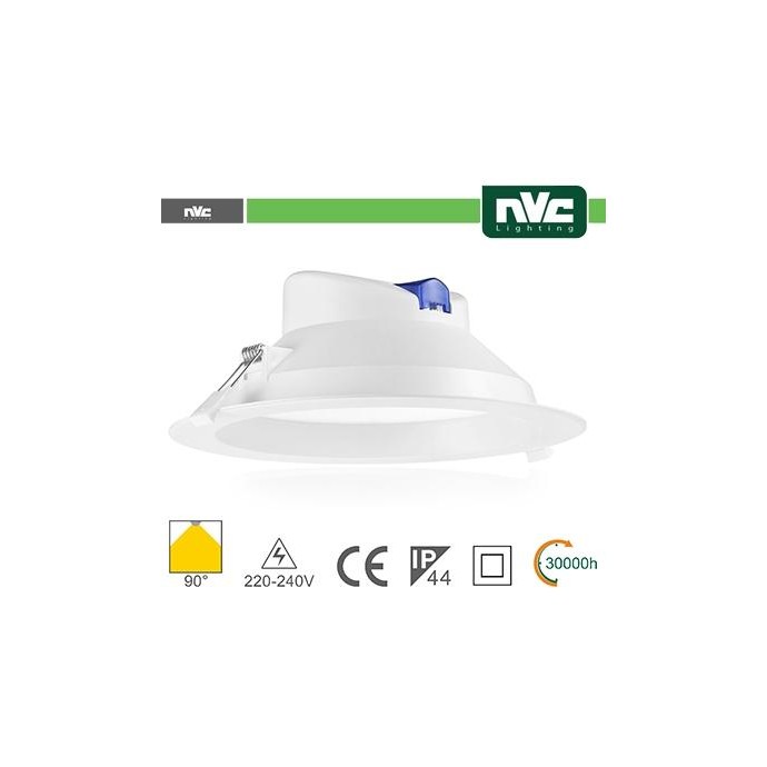 Downlight LED IP44 25W 3000K 2450LM 90º FORO:195-210mm Downlight LED IP44 25W 3000K 2450LM 90º FORO:195-210mm