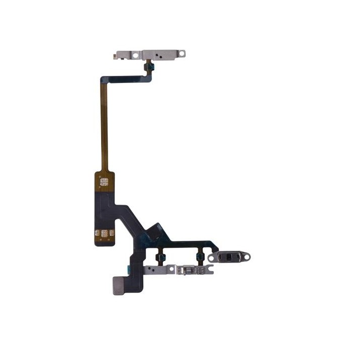 Cavo flat volume per iPhone 14 Pro Max con piastra metallica