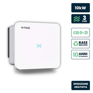 Inverter Fotovoltaico di Rete On-Grid INVT XG Series Trifase 10kW, Doppio MPPT, CEI 0-21, Garanzia 10 Anni IP66