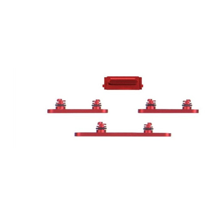 Set pulsanti laterali per iPhone 14/14Plus Rosso Set pulsanti laterali per iPhone 14/14Plus Rosso