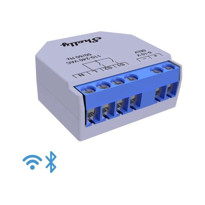 Shelly Plus 0-10V Dimmer - Smart Dimmer AC 1ch. Wi-Fi Shelly Plus 0-10V Dimmer - Smart Dimmer AC 1ch. Wi-Fi