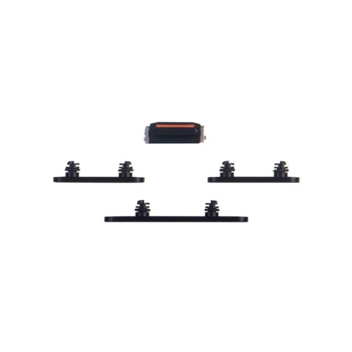 Set pulsanti laterali per iPhone 14Pro / 14Pro Max Nero Set pulsanti laterali per iPhone 14Pro / 14Pro Max Nero