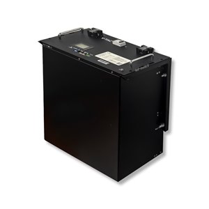 Batteria di Accumulo 9.6kWh LiFePO4 BMS Integrato Incluse Staffe per Ancoraggio a Muro per Inverter Fotovoltaici CEI 0-21 48V 20