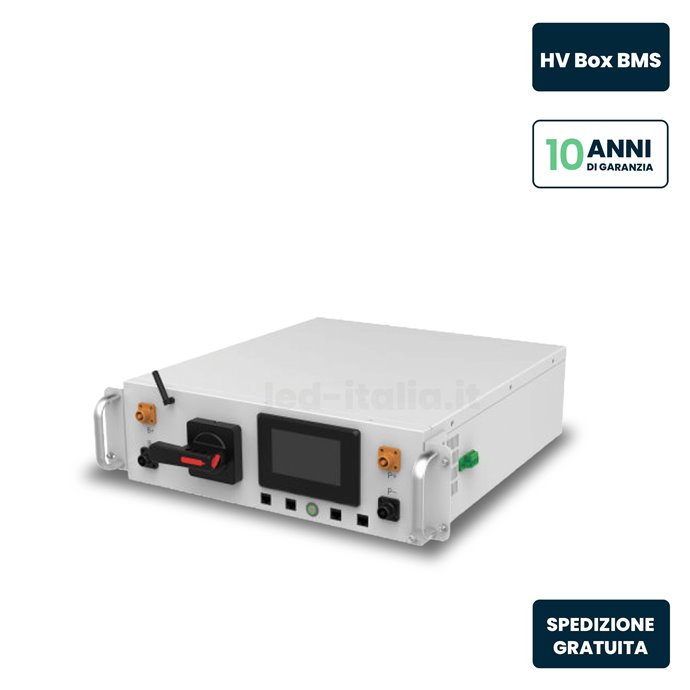 HV Box BMS per Batterie di Accumulo a Rack Alta Tensione, Compatibile con SKU 12239 HV Box BMS per Batterie di Accumulo a Rack Alta Tensione, Compatibile con SKU 12239