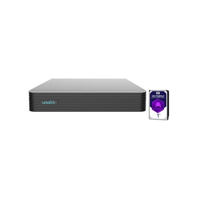 NVR Uniarch 4 Canali 8 Megapixel, senza Poe,1 HardDisk 1TB NVR Uniarch 4 Canali 8 Megapixel, senza Poe,1 HardDisk 1TB
