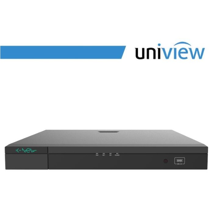 NVR K-NEW Uniview 32 Canali 4K, 2 SATA, Senza Porte PoE NVR K-NEW Uniview 32 Canali 4K, 2 SATA, Senza Porte PoE