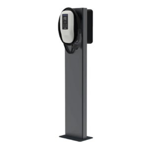Supporto da Terra in Acciaio per 1 o 2 Wallbox Stazioni di Ricarica, compatibile con Dazebox C, Dazebox Home T e Home S
