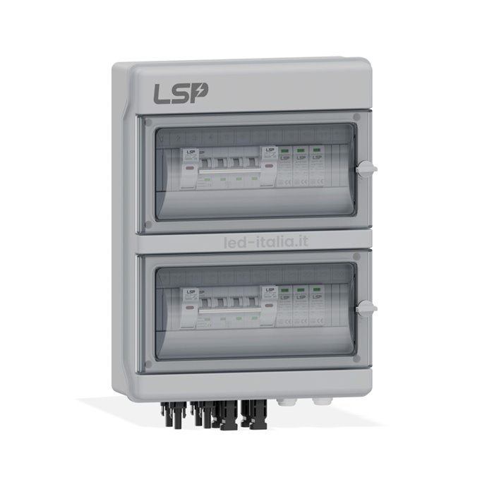 Quadro di Campo DC 2/2 MPPT 1000VDC 16A 12 Moduli LSP IP65 Quadro di Campo DC 2/2 MPPT 1000VDC 16A 12 Moduli LSP IP65