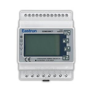 Meter Trifase Eastron con CT Esterno e RS485 Modbus, Contatore Bidirezionale per Sistemi Fotovoltaici con Inverter Deye, Control