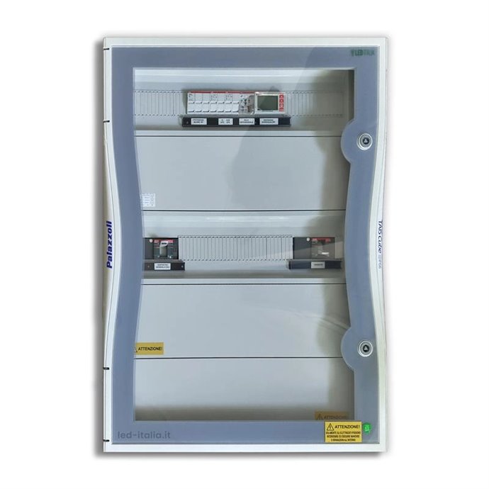 Quadro AC Trifase 100kW 160A 400V 140 Moduli Differenziale Tarabile + SPI CEI 0-21 ABB / DEHN IP65 Quadro AC Trifase 100kW 160A 400V 140 Moduli Differenziale Tarabile + SPI CEI 0-21 ABB / DEHN IP65