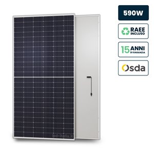Pannello Solare Fotovoltaico Modulo 580W OSDA Solar TIER-1 Monocristallino N-Type TOPCon Silver Frame IP67/IP68 2278x1134x30mm