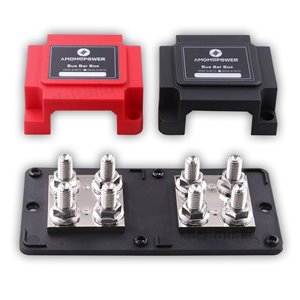 Busbar collegamento in Parallelo di Batterie Bassa Tensione 4xM10 48V 400A