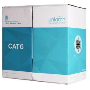 Cavo ethernet CAT6 UTP PVC 8 poli,CCA Rame Allumin.100metri
