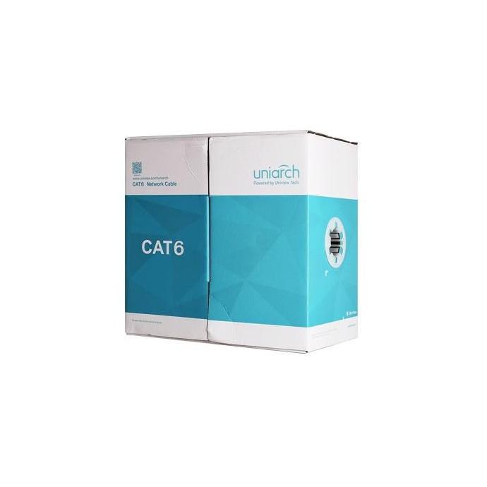 Cavo ethernet CAT6 UTP PVC 8 poli,CCA Rame Allumin.100metri Cavo ethernet CAT6 UTP PVC 8 poli,CCA Rame Allumin.100metri