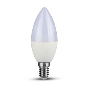 LED Bulb Samsung Chip 7W E14 Plastic Candle 3000K