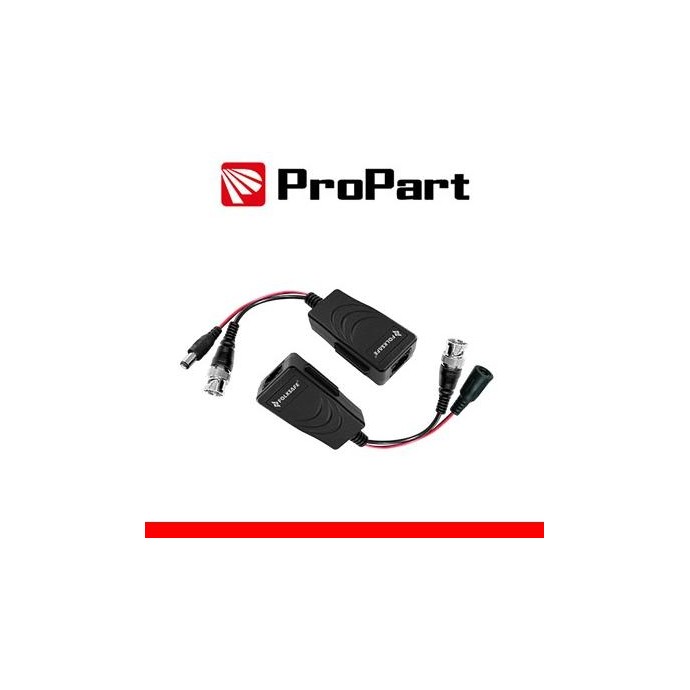 Coppia di Balun video HD cat5e/6 ad 1 canale e alimentazione Coppia di Balun video HD cat5e/6 ad 1 canale e alimentazione