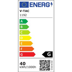 40W LED EUro Track Light COB 5000K
