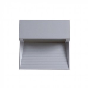3W LED Step Light Grey Body Square IP65 4000K