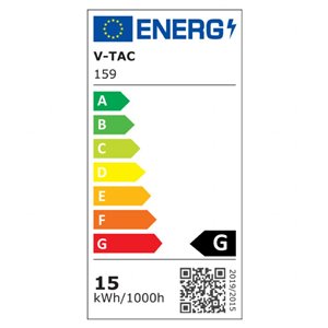 LED Bulb Samsung Chip 15W E27 A65 Plastic 3000K