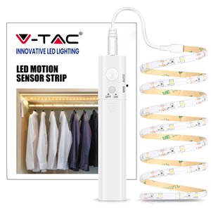 2.4W 1 Meter 2835 with Sensor And Battery 3000K