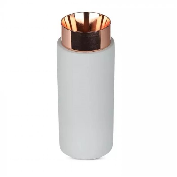 GU10 Fitting Gypsum Metal with Grey Concrete Matt Rose Gold Bottom GU10 Fitting Gypsum Metal with Grey Concrete Matt Rose Gold Bottom